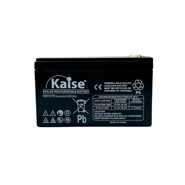 [KB1270] KAISE - Batería Seca 12V 7AH K