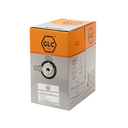 GLC - Cable U/UTP CAT.6 interior, 23 awg, rollo de 305mts, CCA, color gris, fluke test 70m