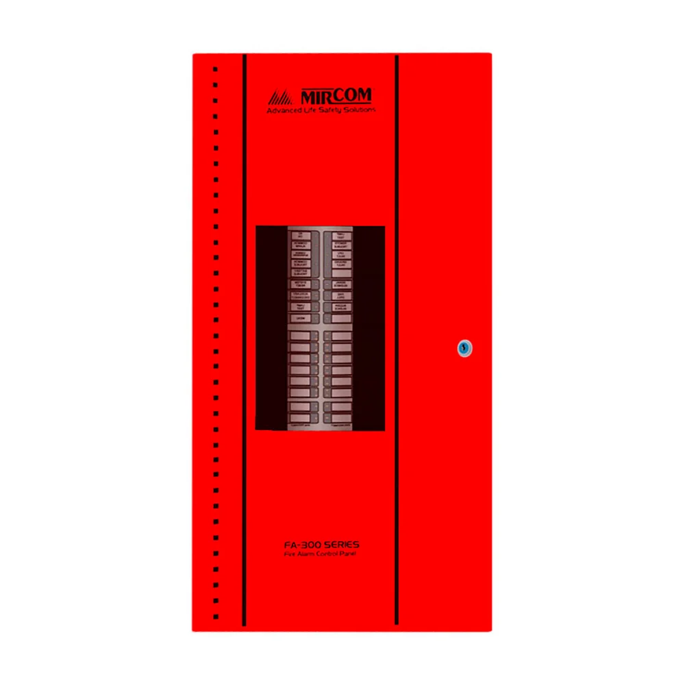 [FA-301-12LDR] MIRCOM FA-301-12LDR Panel de Alarma contra Incendio convencional 12 zonas 24v 2 hilos