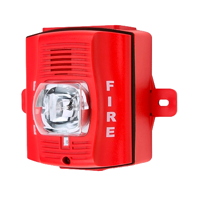 SYSTEM SENSOR P2RK-SP Sirena con luz estrobo para uso exterior 24v